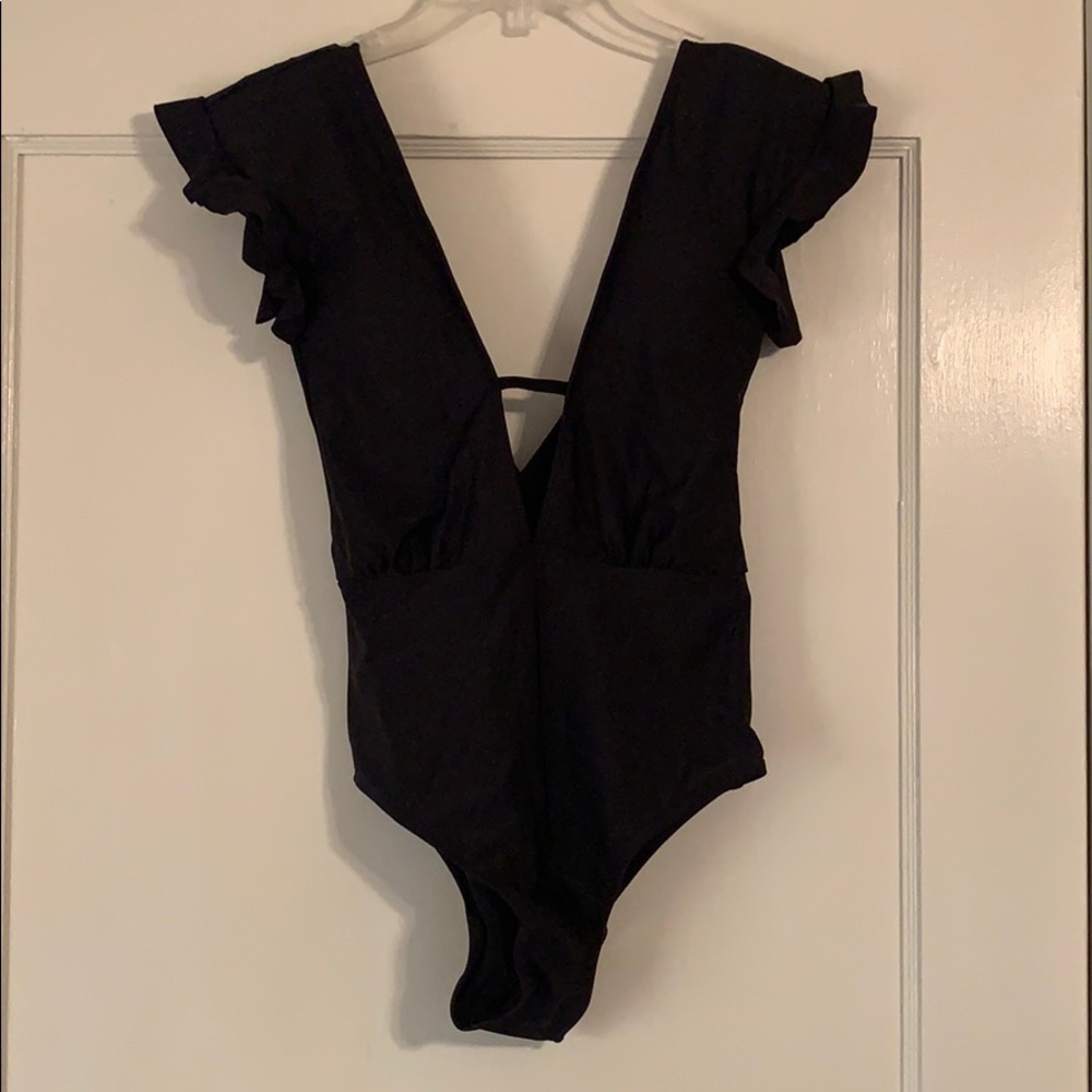 Black One Piece Bathing Suit